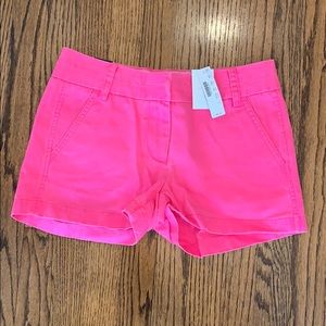 J. Crew Shorts - Brand New, J.Crew Chino Shorts, Hot Pink, Size 0 J. Crew Shorts - Brand New, J.Crew Chino Shorts, Hot Pink, Size 0